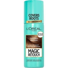 Magic Retouch Instant Concealer Spray для корней корней, 75 мл, золотисто-коричневый, L&apos;Oreal L'Oreal