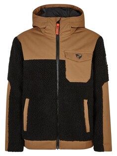 Спортивная флисовая куртка Ziener ARJUN, коричневый