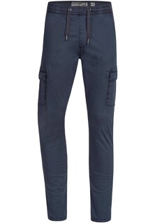 Обычные брюки-карго INDICODE JEANS Broadwick, темно-синий