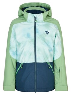 Спортивная куртка Ziener Amely, темно-синий/голубой/зеленый