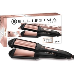 Bellissima My Pro 2 в 1 Выпрямитель для прямых и волнистых волос с керамическим покрытием и 4 настройками температуры, Imetec