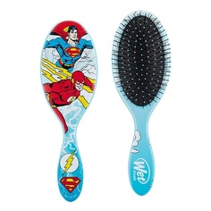 Оригинальная щетка для распутывания волос Лига Справедливости Супермен и Флэш для всех типов волос, Wet Brush