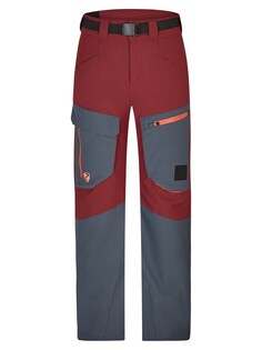 Обычные тренировочные брюки Ziener AKANDO, серый/красный
