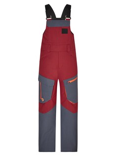 Обычные тренировочные брюки Ziener AKANDO-BIB, серый/красный