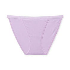Трусы Victoria&apos;s Secret Stretch Cotton String Bikini Classic, светло-фиолетовый