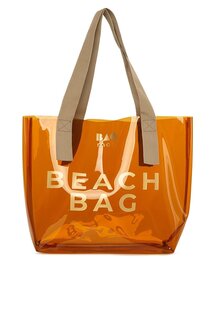 Пляжная сумка Прозрачная пляжная сумка с принтом Bagmori, норка