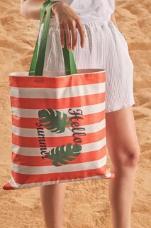 Пляжная сумка с принтом Hello Summer Zeynep Tekstil
