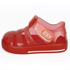 Пляжные сандалии для девочек и мальчиков Star Brillo S10245 IGOR, красный