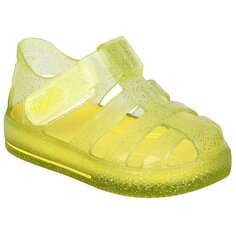 Пляжные сандалии для девочек с блестками Star Glitter S10265 IGOR, желтый