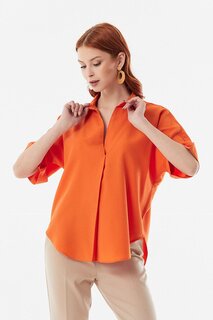Повседневная рубашка с двойным рукавом Fullamoda, апельсин