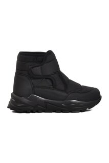 FY222-F Черные зимние ботинки для девочек с флисовой подкладкой Ayakmod