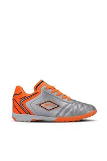 HUGO HS Футбольные кроссовки для мальчиков Astroturf Серый / Оранжевый SLAZENGER