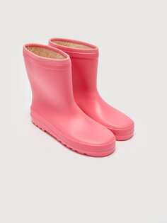 Резиновые сапоги для девочек с эластичным шнурком LCW STEPS, яркий розовый