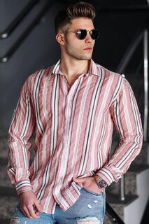 Розовая мужская рубашка 4940 MADMEXT
