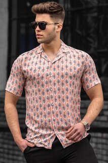 Розовая мужская рубашка 4944 MADMEXT