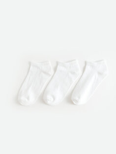 Женские носки на плоской подошве, 3 пары носков LCW ECO, буксе белый