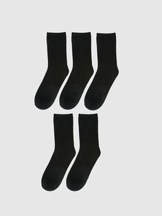 Женские носки на плоской подошве, 5 шт. LCW DREAM, черный
