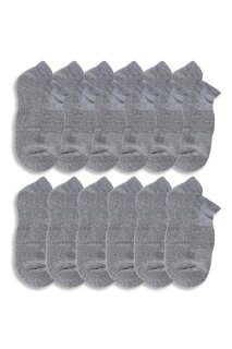 Женские носки с клеткой для полотенец, 12 предметов, серые Cozzy Socks