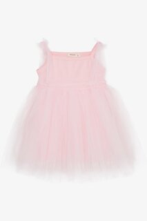 Розовое тюлевое платье для девочек с бантом (1–4 года) Breeze
