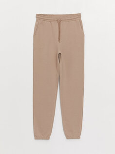 Женские однотонные спортивные штаны для джоггеров с эластичной резинкой на талии LCWAIKIKI Basic, светло-коричневый