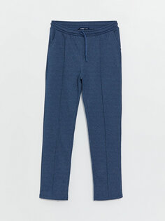 Женские однотонные спортивные штаны с эластичной резинкой на талии LCWAIKIKI Classic, синий