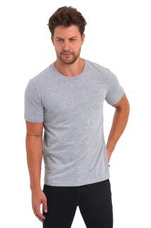 Мужская футболка из джерси 30/1 с круглым вырезом Rodi, серый