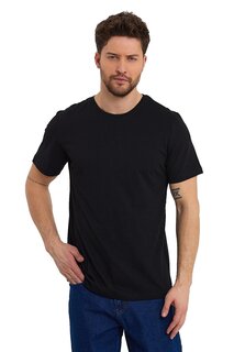 Мужская футболка из джерси 30/1 с круглым вырезом Rodi, черный