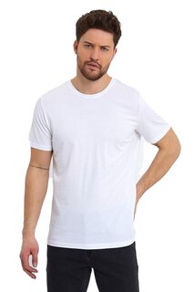 Мужская футболка из джерси 30/1 с круглым вырезом Rodi, белый