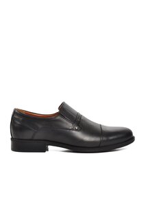 Черные мужские классические туфли из натуральной кожи 694-Y Ayakmod