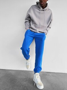 Базовые брюки-джоггеры синие ablukaonline
