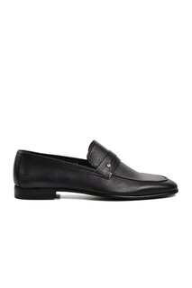 Черные мужские классические туфли из натуральной кожи 0113 Ayakmod