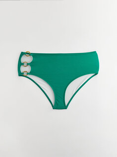 Женские плавки бикини без принта LCW DREAM, зеленый