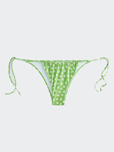 Женские плавки бикини с узором LCW DREAM, зеленый принт