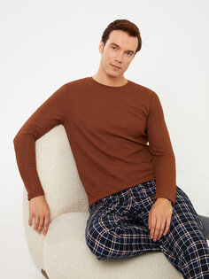 Мужской пижамный комплект стандартной формы LCW DREAM, плитка меланж
