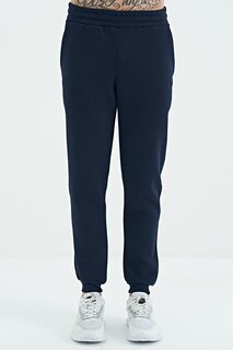 Мужской спортивный костюм цвета индиго на шнуровке сзади, со скрытыми карманами и детальной приподнятой нижней частью спортивного костюма AIR JONES