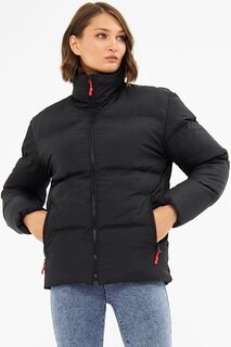 Женское надувное зимнее пальто с защитой от воды и ветра BDM-500 River Club, черный