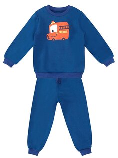 Темно-синий спортивный костюм для мальчика-пожарного для мальчика Denokids