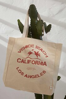 Тканевая сумка со складками с принтом California Manuka