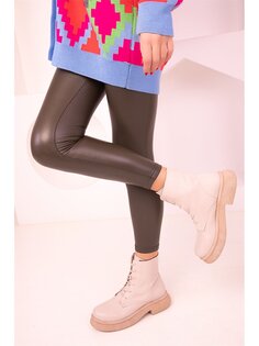 Замшевые женские ботинки на шнуровке Soho Exclusive, бежевый