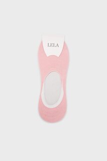 Мягкие хлопковые трикотажные носки-балерины 0070004 Lela, розовый
