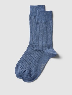 Комплект из 2 носков в рубчик camano, синий