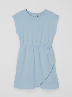 Трикотажное платье с запахом, модель «Май» Only, синий