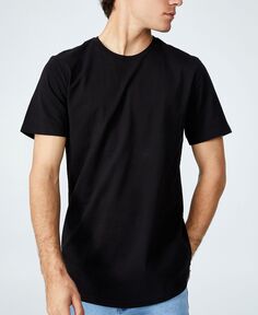Мужская органическая длинная футболка COTTON ON, черный