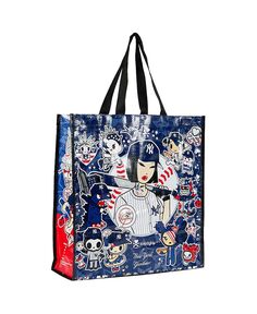 Женская виниловая большая сумка New York Yankees Tokidoki, синий