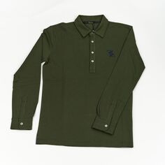 Рубашка Billionaire Polo L/s Embroidery, зеленый