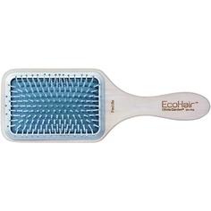 Ecohair Paddle Большая экологически чистая профессиональная бамбуковая расческа для волос, Olivia Garden
