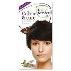 Color &amp; Care Темно-коричневый 3 100 мл, Hair Wonder