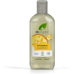 Натуральный веганский шампунь с витамином Е, без парабенов и Sls, увлажняющий, 265 мл, Dr Organic