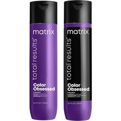 Набор шампуня и кондиционера Color Obsessed для поврежденных окрашенных волос, Matrix