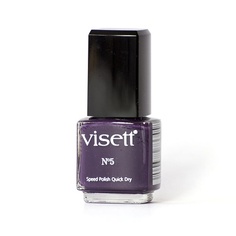 Лак для ногтей № 5 Quick Dry Speed Polish Violet 12 мл, Visett